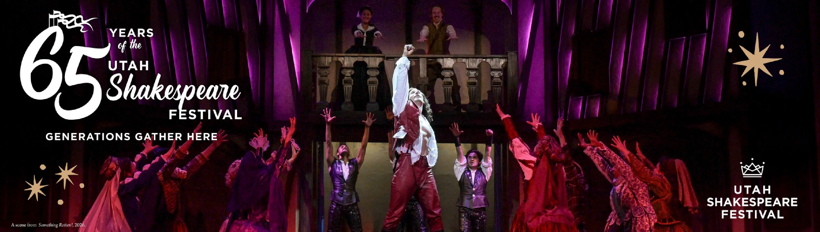 65th Anniversary Season - A scene from Something Rotten!